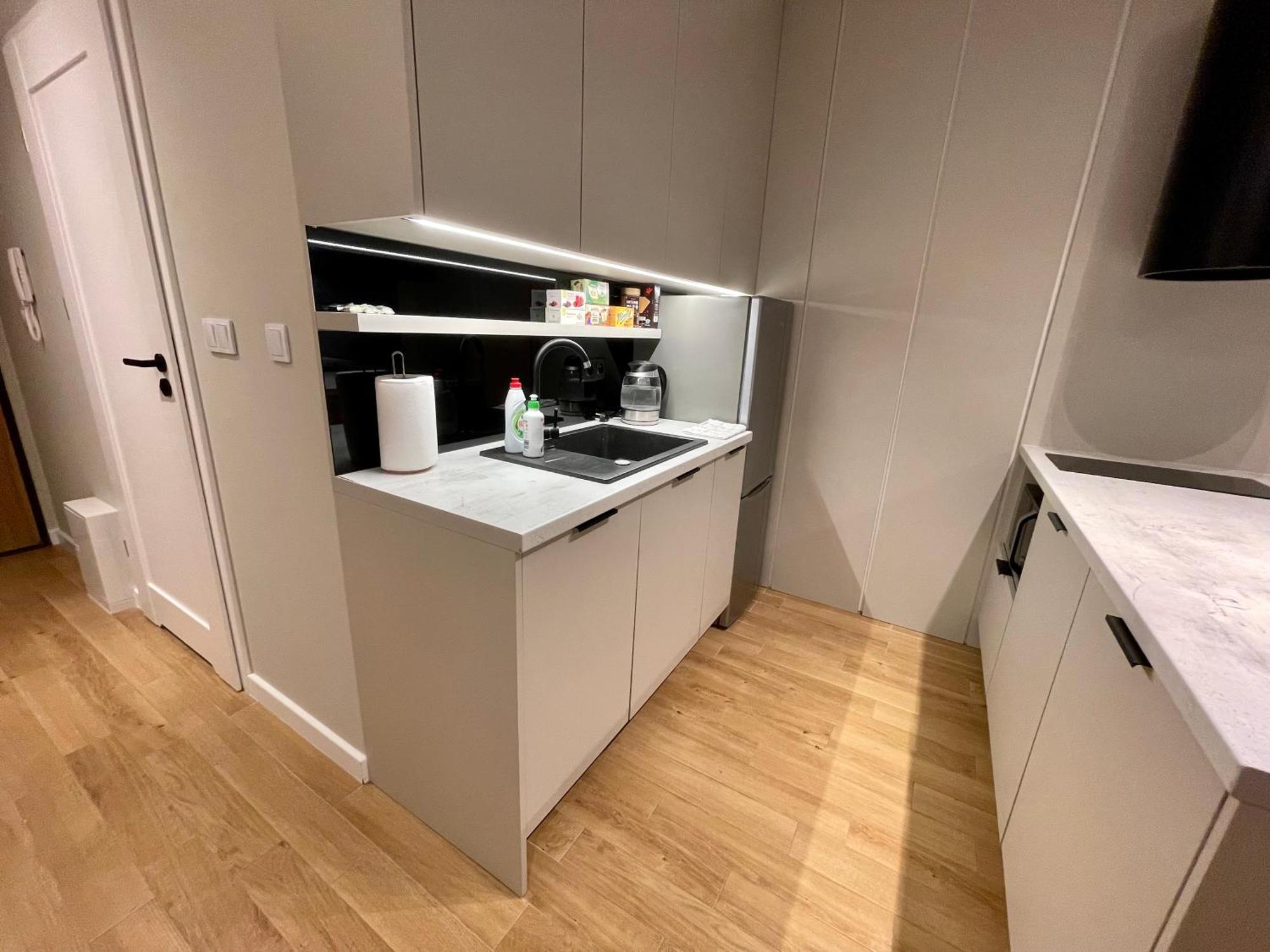 Time&House Pileckiego Przy Centrum Onkologi I Klinice Novum Apartament Na Wylacznosc Pokoj,Sypialnia,Lozko, Lazienka,Kuchnia Daire Varşova Dış mekan fotoğraf